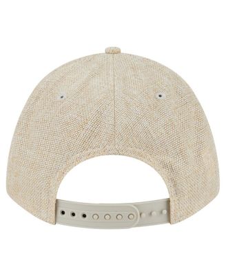 Men's Beige Athletics Cotton Weave M-Crown A-Frame 9FORTY Adjustable Hat