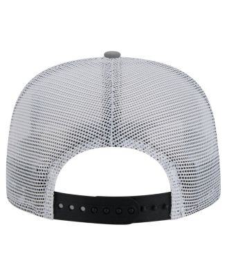 Men's Black/Gray Brooklyn Nets Throwback Dye Golfer Snapback Hat