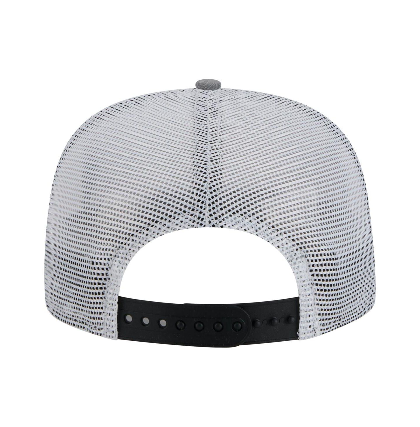 Мужская кепка New Era Black/Gray Brooklyn Nets Throwback Dye Golfer Snapback Hat — фото 4