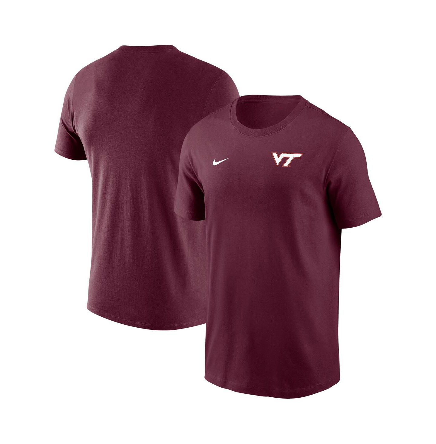 Мужская футболка Nike Maroon Virginia Tech Hokies 2025 Sideline Legend Performance — фото 1