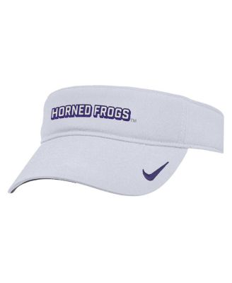 Nike - Men's White TCU Horned Frogs 2025 On-Field Ace Performance Adjustable Visor