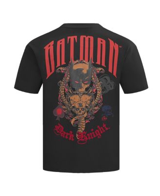 Men's Black Batman Comics Olde English T-Shirt