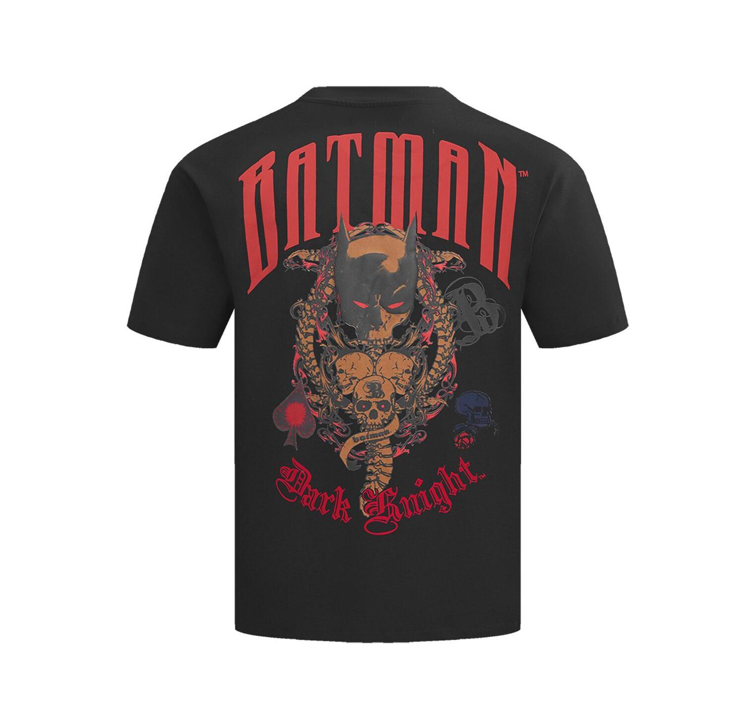 Men's Black Batman Comics Olde English T-Shirt