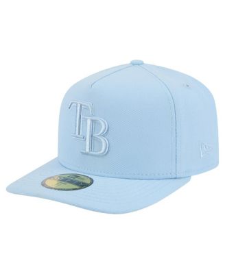 New Era - Men's Light Blue Tampa Bay Rays Color Pack A-Frame 59FIFTY Fitted Hat