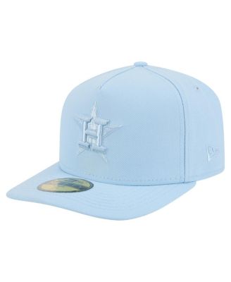 New Era - Men's Light Blue Houston Astros Color Pack A-Frame 59FIFTY Fitted Hat