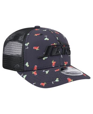 Men's&nbsp;Navy/Black New York Jets Adventure Drinks Pattern 9SEVENTY Stretch-Snap Hat