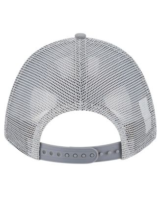 Men's Gray Toronto FC Color Pack 9FORTY M-Crown A-Frame Adjustable Trucker Hat