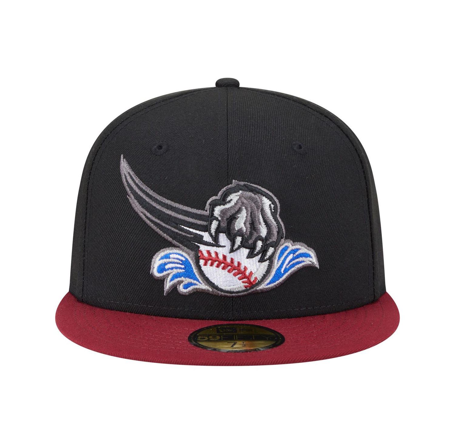 Men's Black/Red Sacramento River Cats Authentic Collection 59FIFTY Fitted Hat