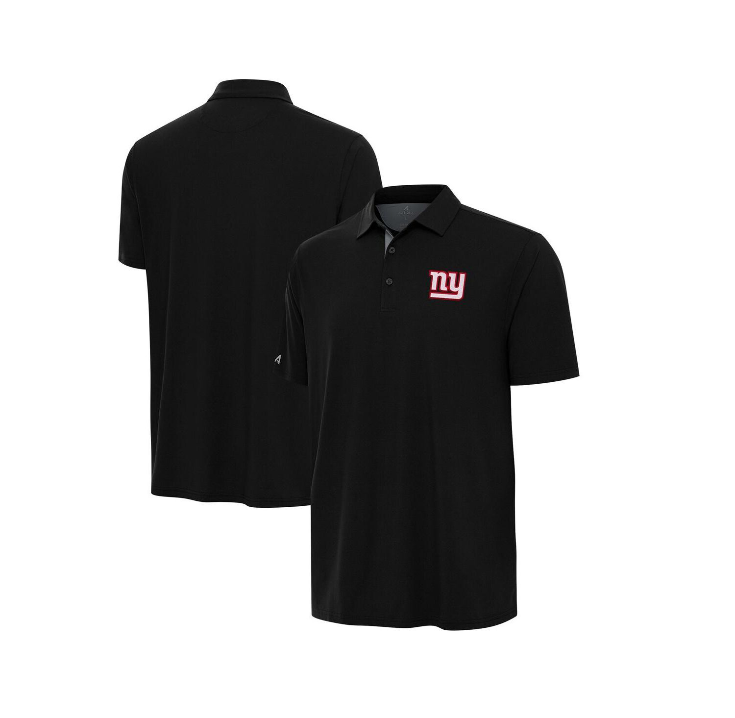 Men's Black/Gray New York Giants Era Polo Shirt