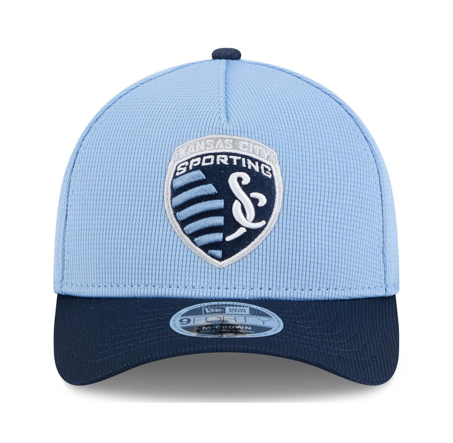 Men's Light Blue Sporting Kansas City 2025 Jersey Hook 9FORTY M-Crown Adjustable Hat