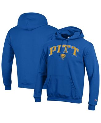 Champion - Men's Royal Pitt Panthers Arched Logo Fleece Pullover Hoodie