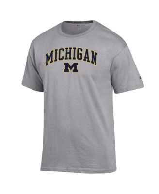 Men's&nbsp;Heather Gray Michigan Wolverines Arch Over Logo T-Shirt