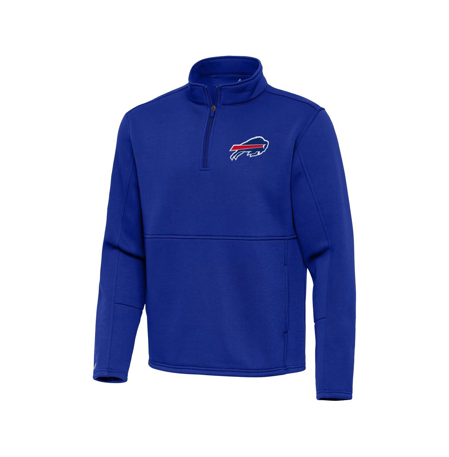 Мужская куртка Antigua Royal Buffalo Bills Twist Quarter-Zip Pullover — фото 3