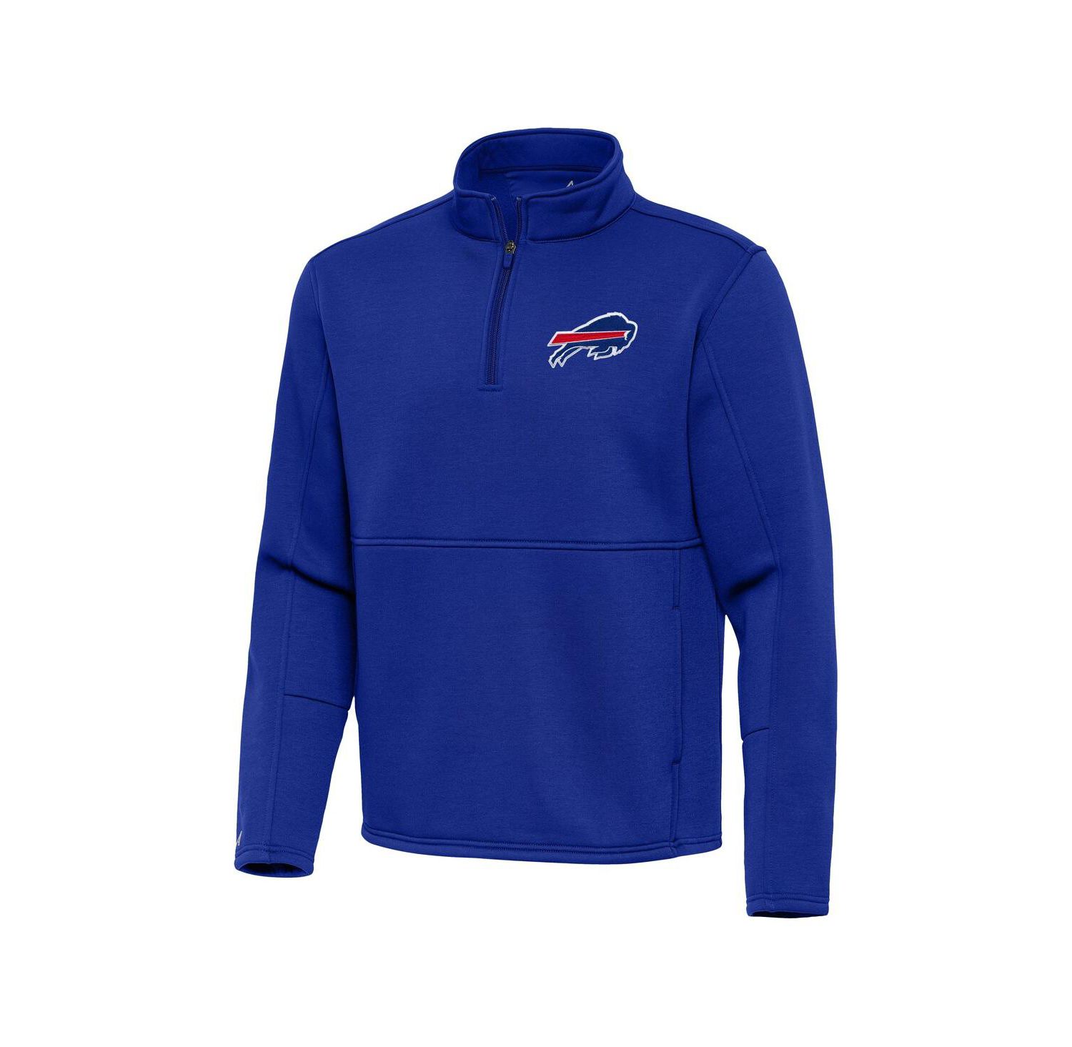 Men's Royal Buffalo Bills Twist Quarter-Zip Pullover Jacket