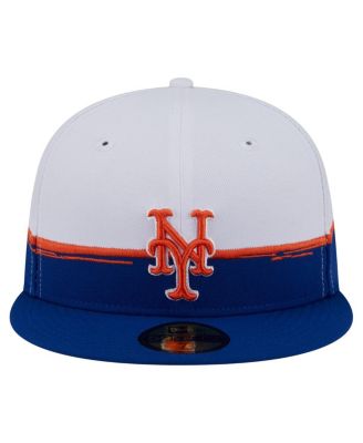 Men's Royal/White New York Mets Paint Stroke 59FIFTY&nbsp;Fitted Hat