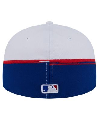 Men's Royal/White Chicago Cubs Paint Stroke 59FIFTY&nbsp;Fitted Hat