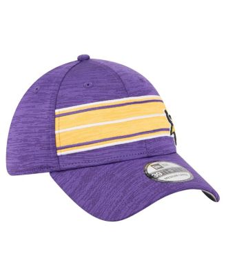 Men's Purple Minnesota Vikings Stripes 39THIRTY Flex Hat