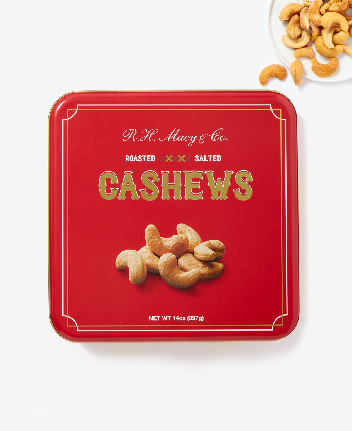 R.h. Macy & Co. Holiday Jumbo Cashews Gift Box, 14 oz