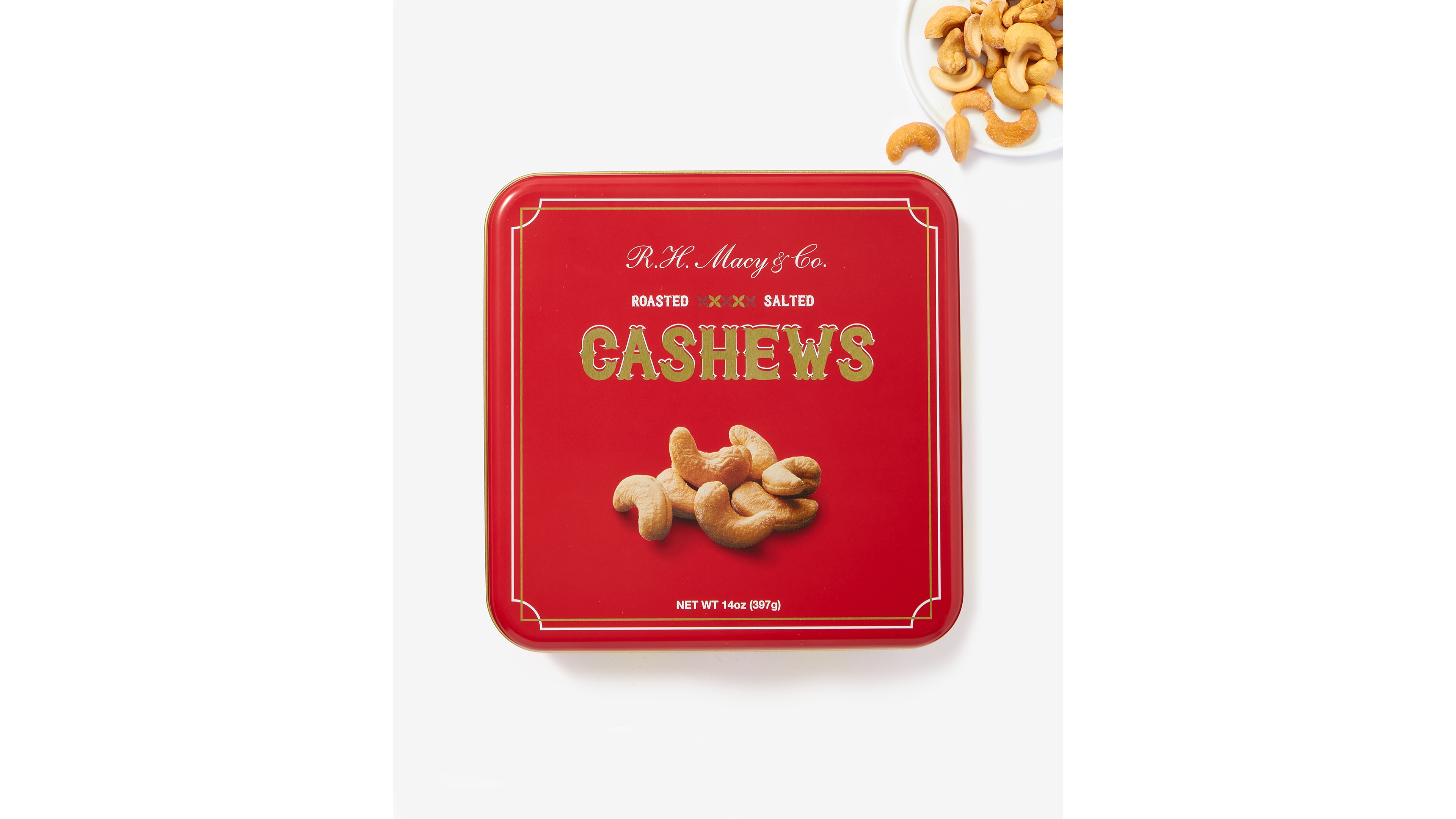 R.h. Macy & Co. Holiday Jumbo Cashews Gift Box, 14 oz