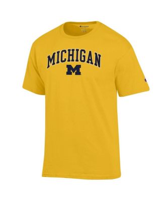Men's&nbsp;Maize Michigan Wolverines Arch Over Logo T-Shirt