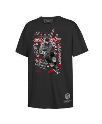 Big Boy's and Girl's Alexander Ovechkin Black Washington Capitals Chalked Up T-Shirt