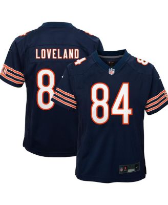 Nike - Big Boys and Girls Colston Loveland Navy Chicago Bears Team Game Jersey