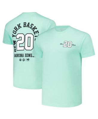 Kur8ted - Men's and Women's Sabrina Ionescu Mint New York Liberty Player ID Arch T-Shirt