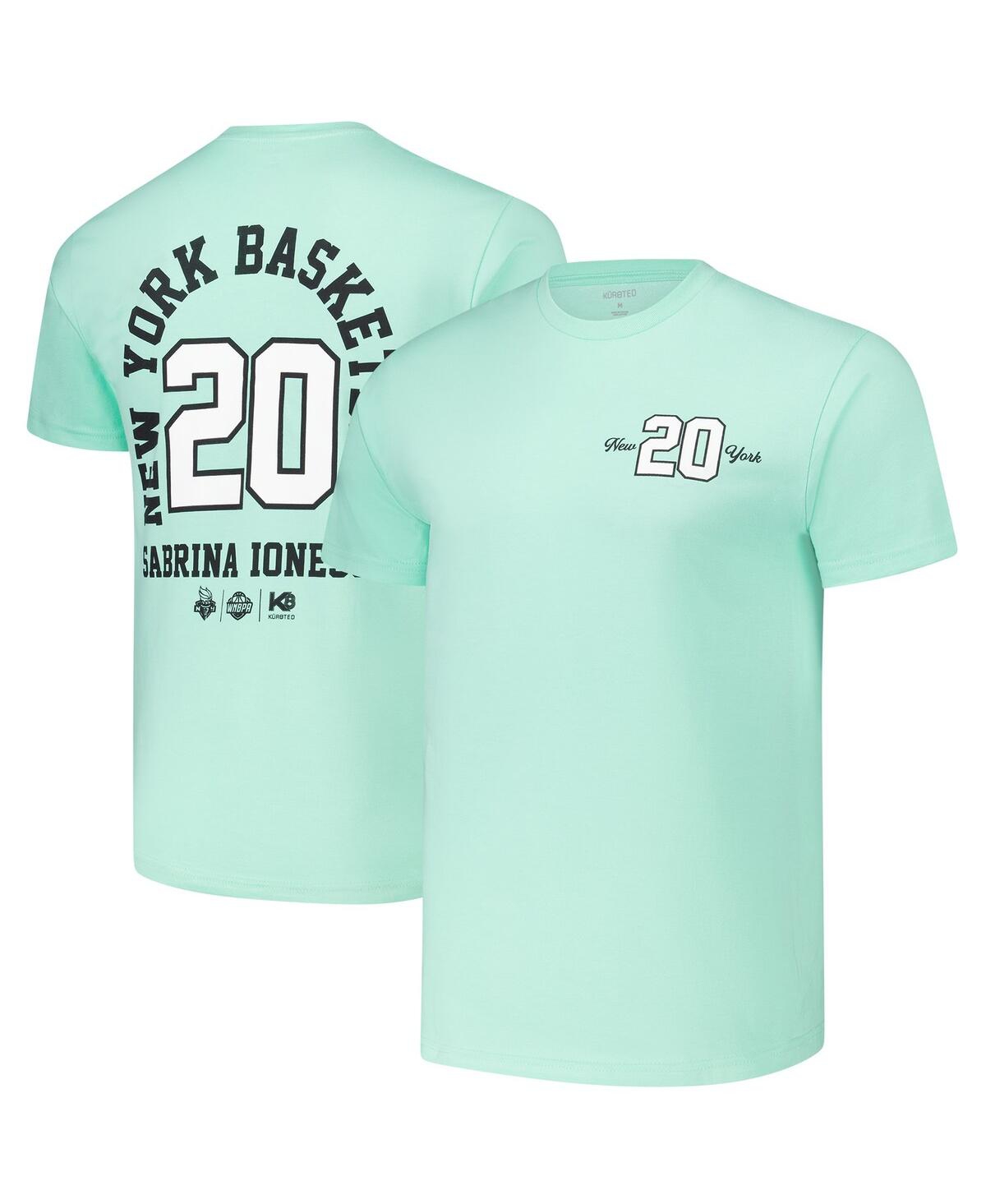 Men's and Women's Sabrina Ionescu Mint New York Liberty Player Id Arch T-Shirt - Mint