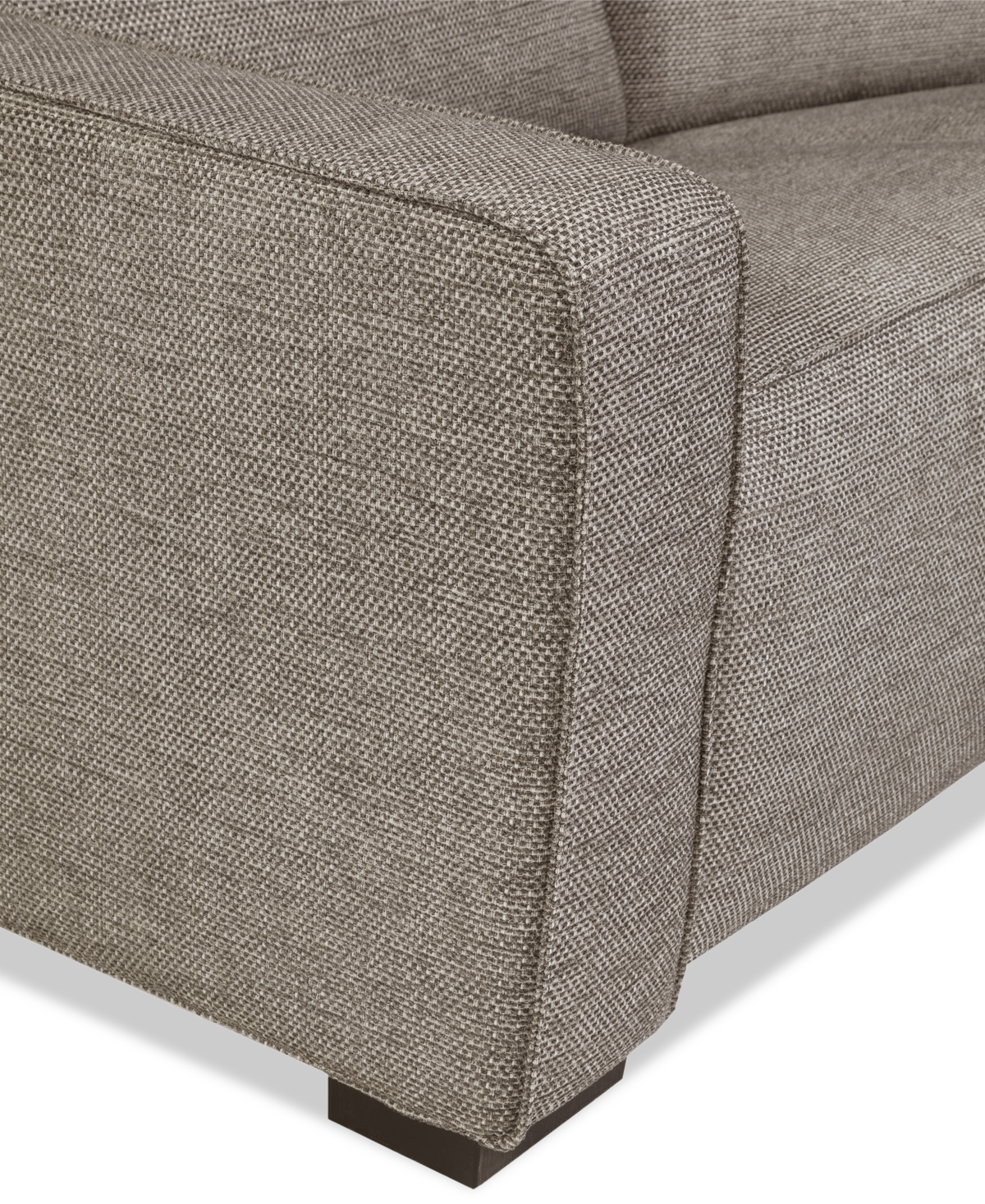 Macy's Miren 5-pc. Fabric Sectional With 2 Power Headrest Recliners With Console, Exclusively At  In Brown