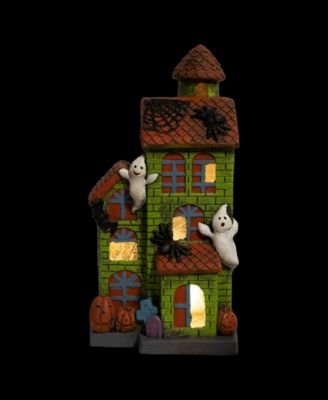20" LED Lighted Ghostly Haunted House Halloween Decoration