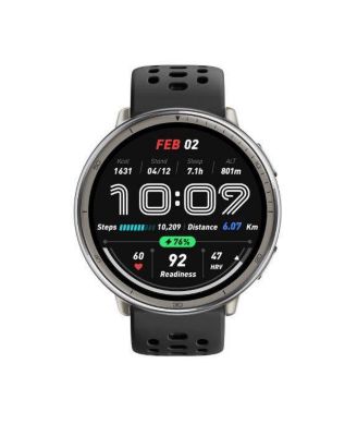 Active 2 Smart Watch - Black Sport Silicone