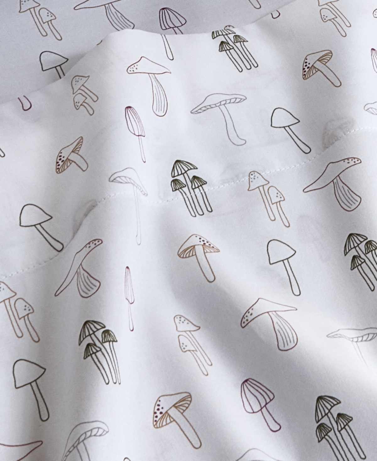 Arch Studio Printed Cotton Sateen 4-pc. Sheet Set, King, Exclusively At Macy's In Brown