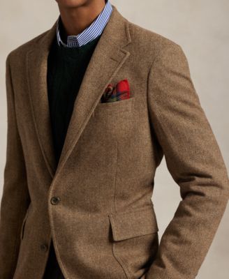 Men's Polo Modern Herringbone Sport Blazer