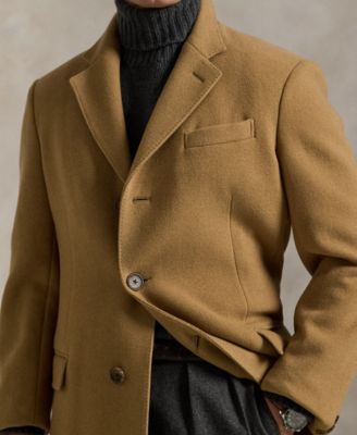 Men's Tailored Melton Topcoat