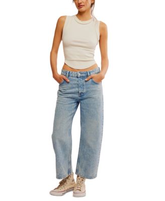Women's Deep Trance Boyfriend Cut Cotton Jeans