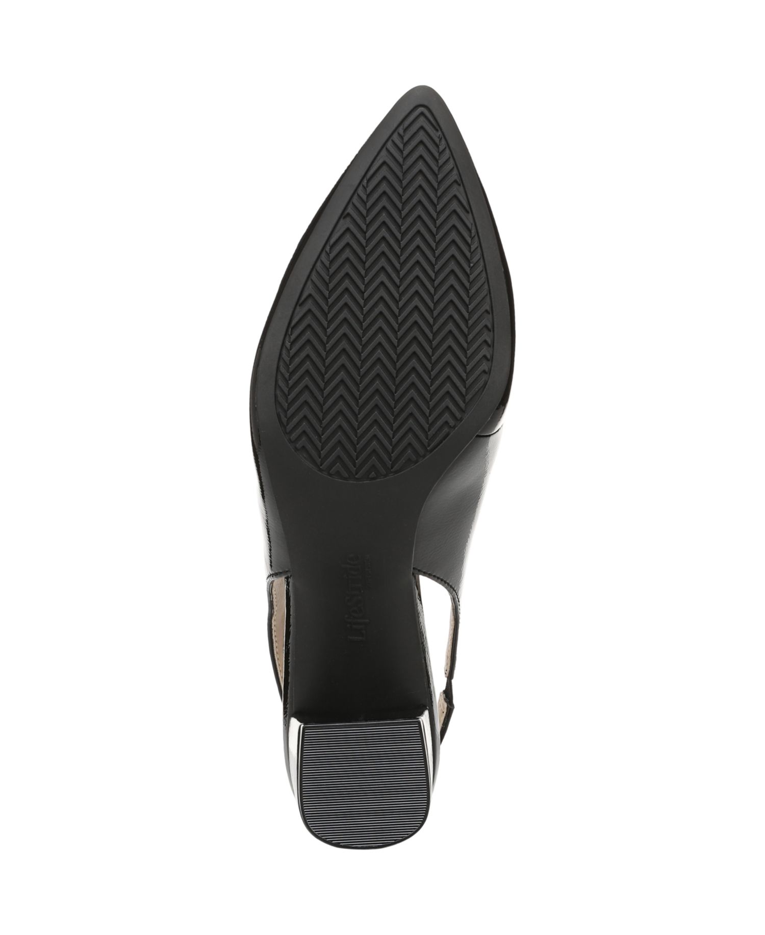 Women's Angel Pointed Toe Block Heel Slingback Pumps