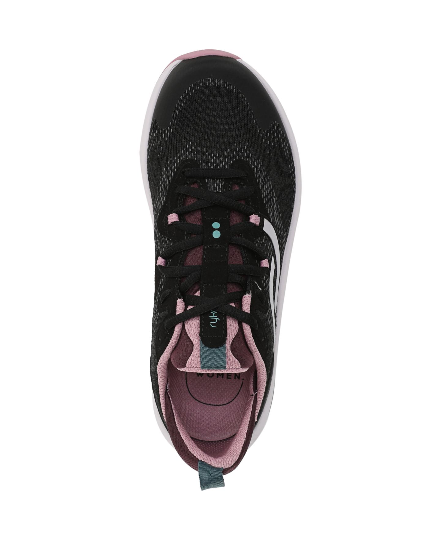 Женские кроссовки Ryka Never Quit 2 Lace Up Training, цвет: Чёрный сетчатый — фото 4
