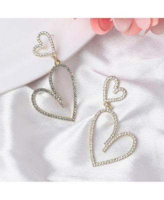 Women's Heart Drop Earrings