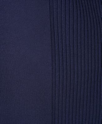 Plus Size Ribbed-Trim High-Low Cardigan Sweater