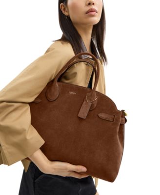 Soft Empire Large Suede Carryall Bag 40