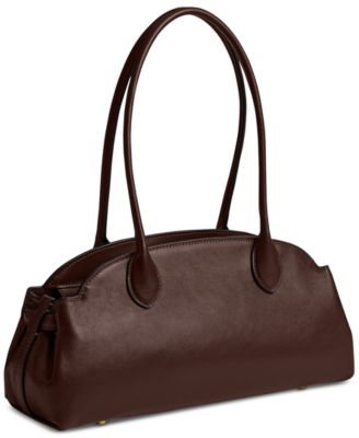 Empire Medium Leather Carryall Slim Shoulder Bag 34