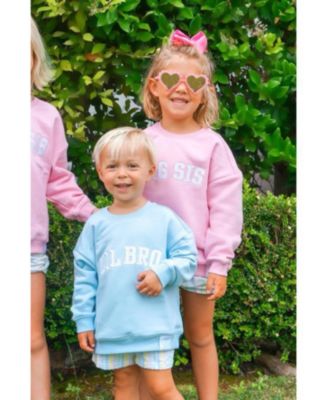 Boys Lil Bro Cotton Crewneck Sweatshirt