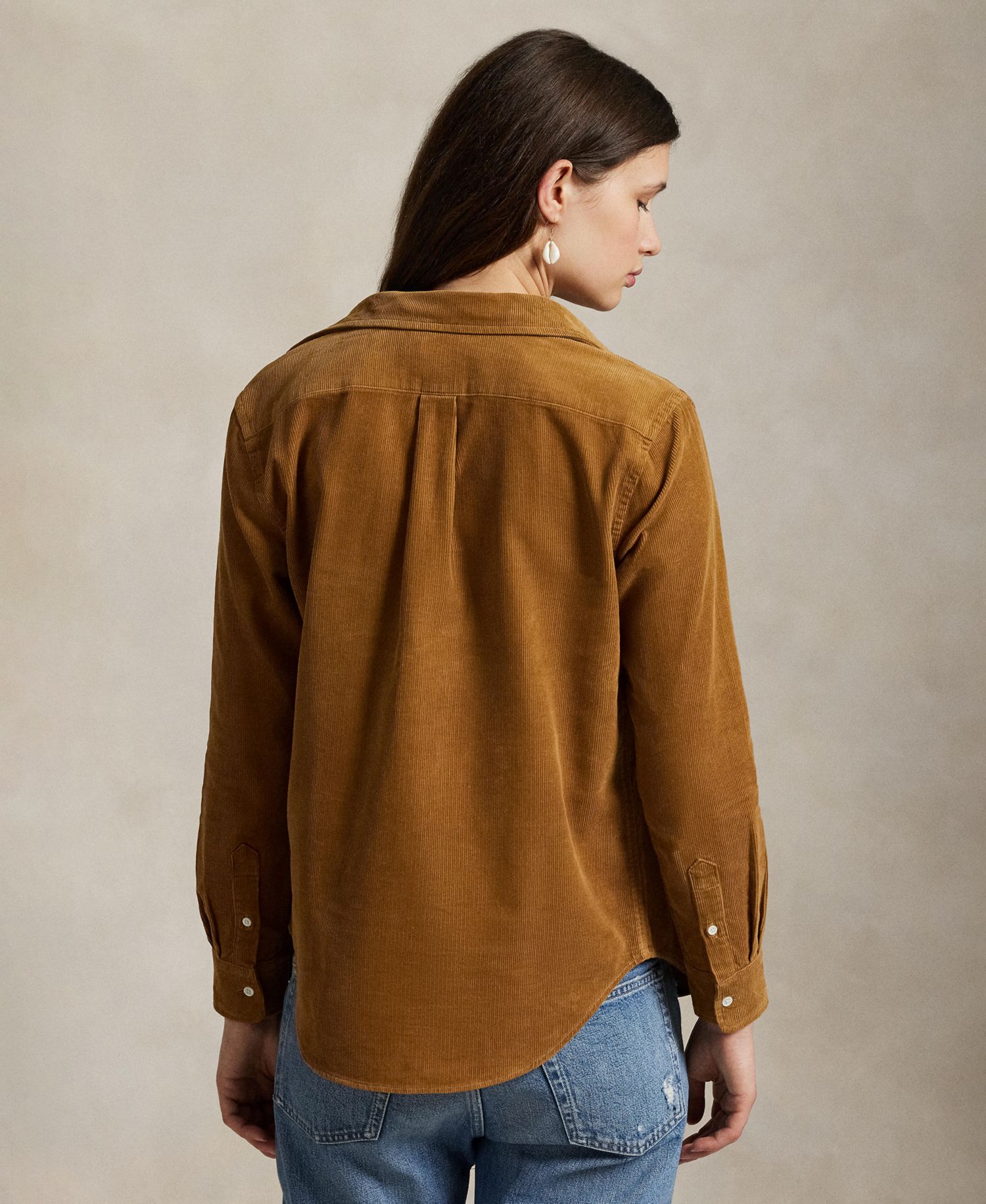 Women's Classic-Fit Cotton Corduroy Shirt