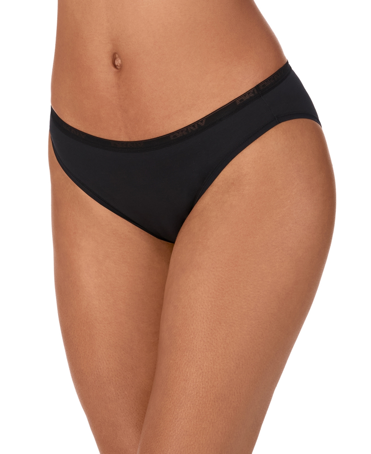 Dkny Women's Cotton Bikini Underwear Dk8462 In Black