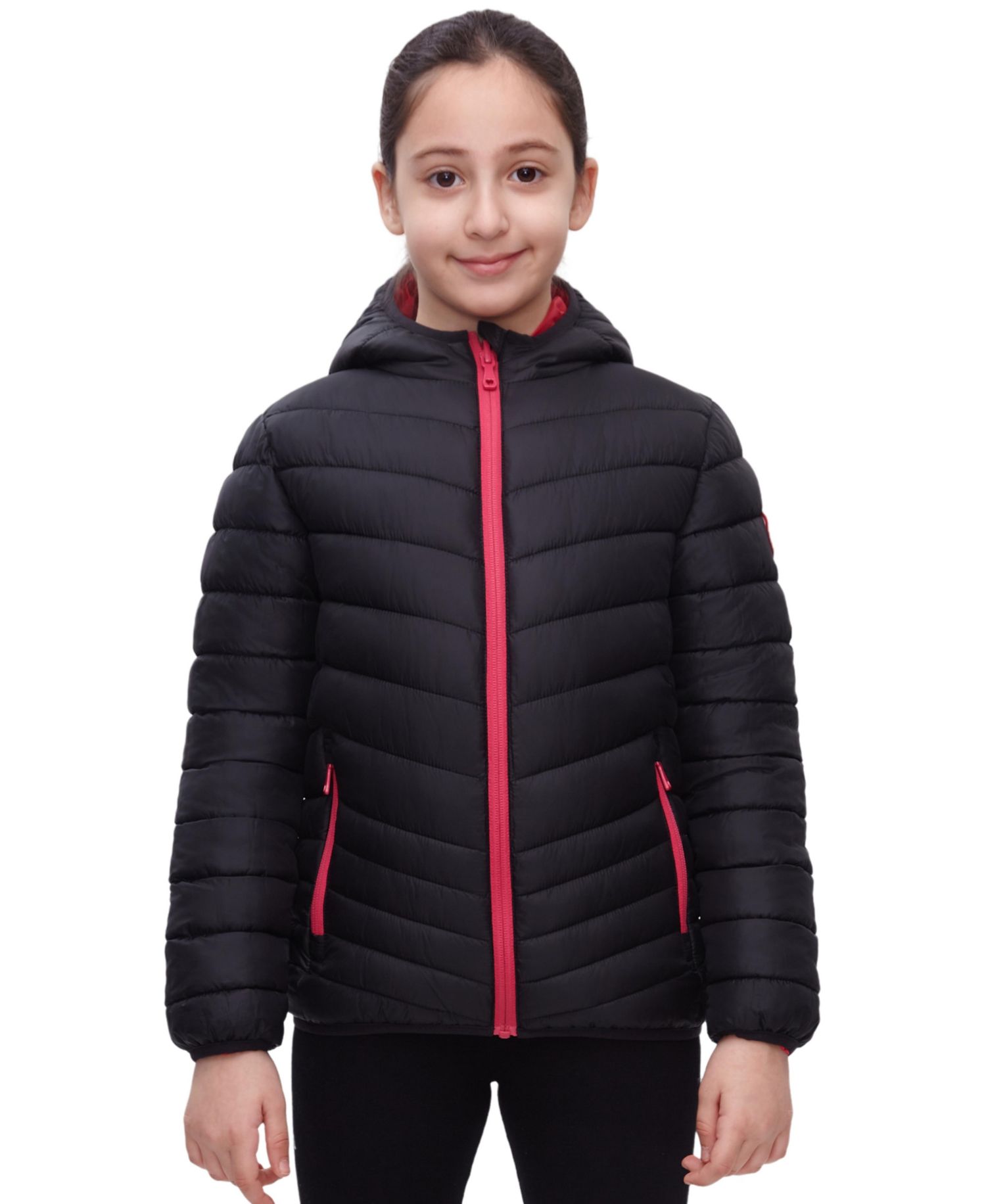 Girls (4 - 18) Reversible Lightweight Puffer Jacket
