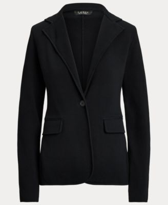 Women's Cotton-Blend Sweater Blazer
