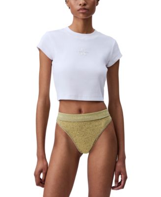 Women's Icon Cotton Stretch Tanga Underwear QF8333