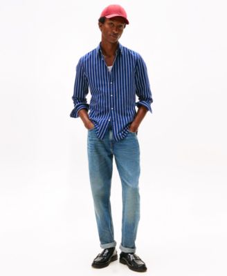 Men's Heritage Stripe Oxford Long Sleeve Shirt