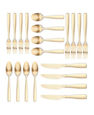 Kaede 42-Pc. Flatware Set with Wire Caddy, Service for 8