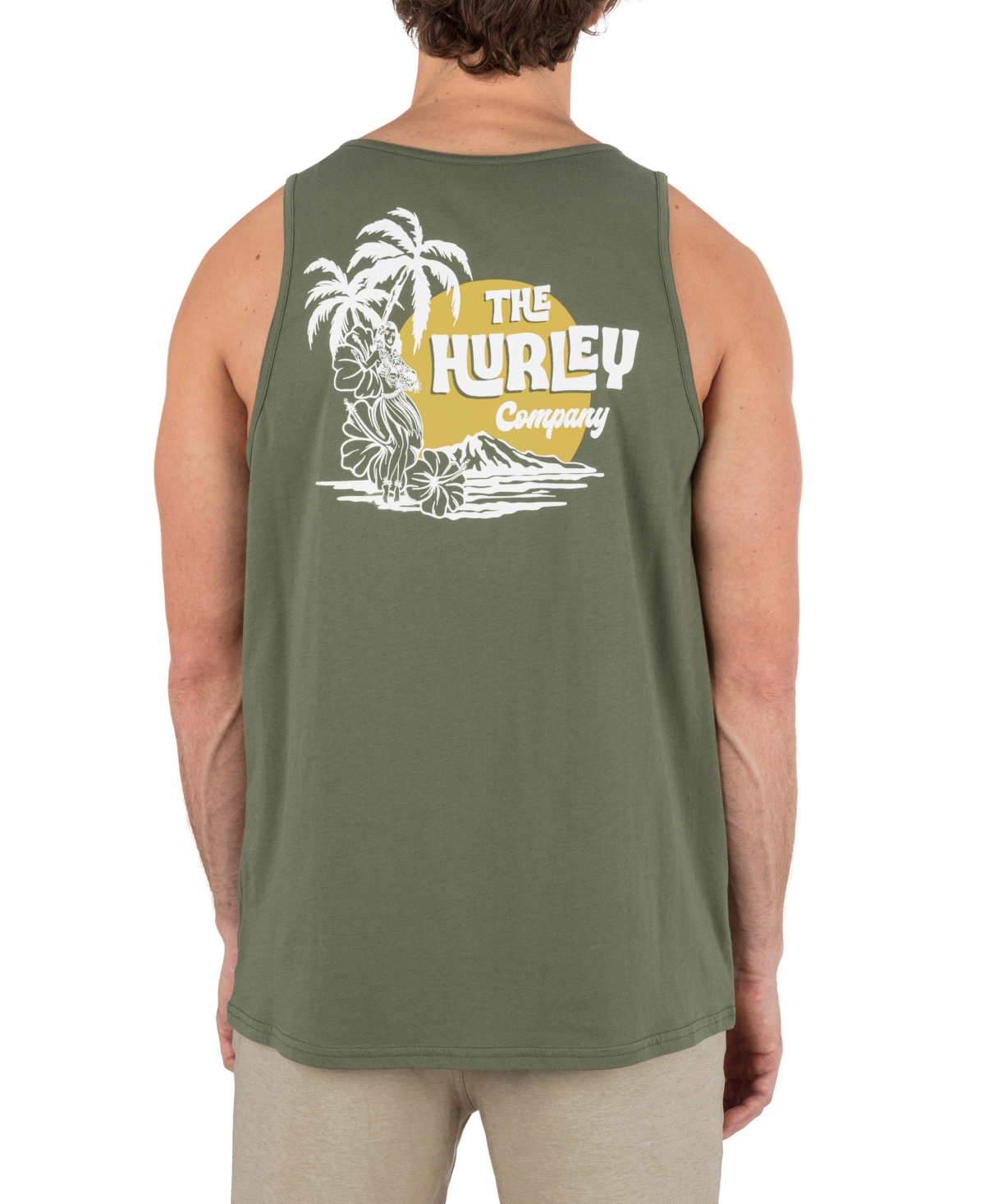 Men's Hula Hula Tank Top - Aquifer heather